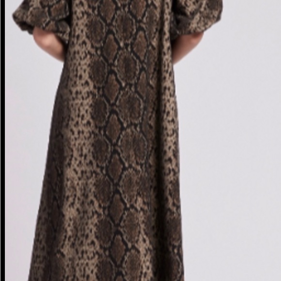 NWT Tyler Boe Python Maxi Dress - Size Small - Orig $172 - Picture 7 of 11